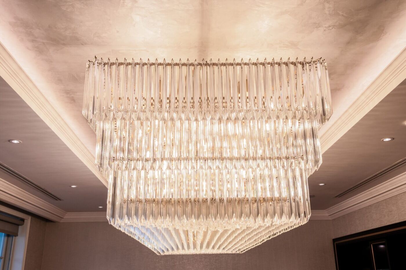 Soda & Lime, a Murano Cristallo Chandelier