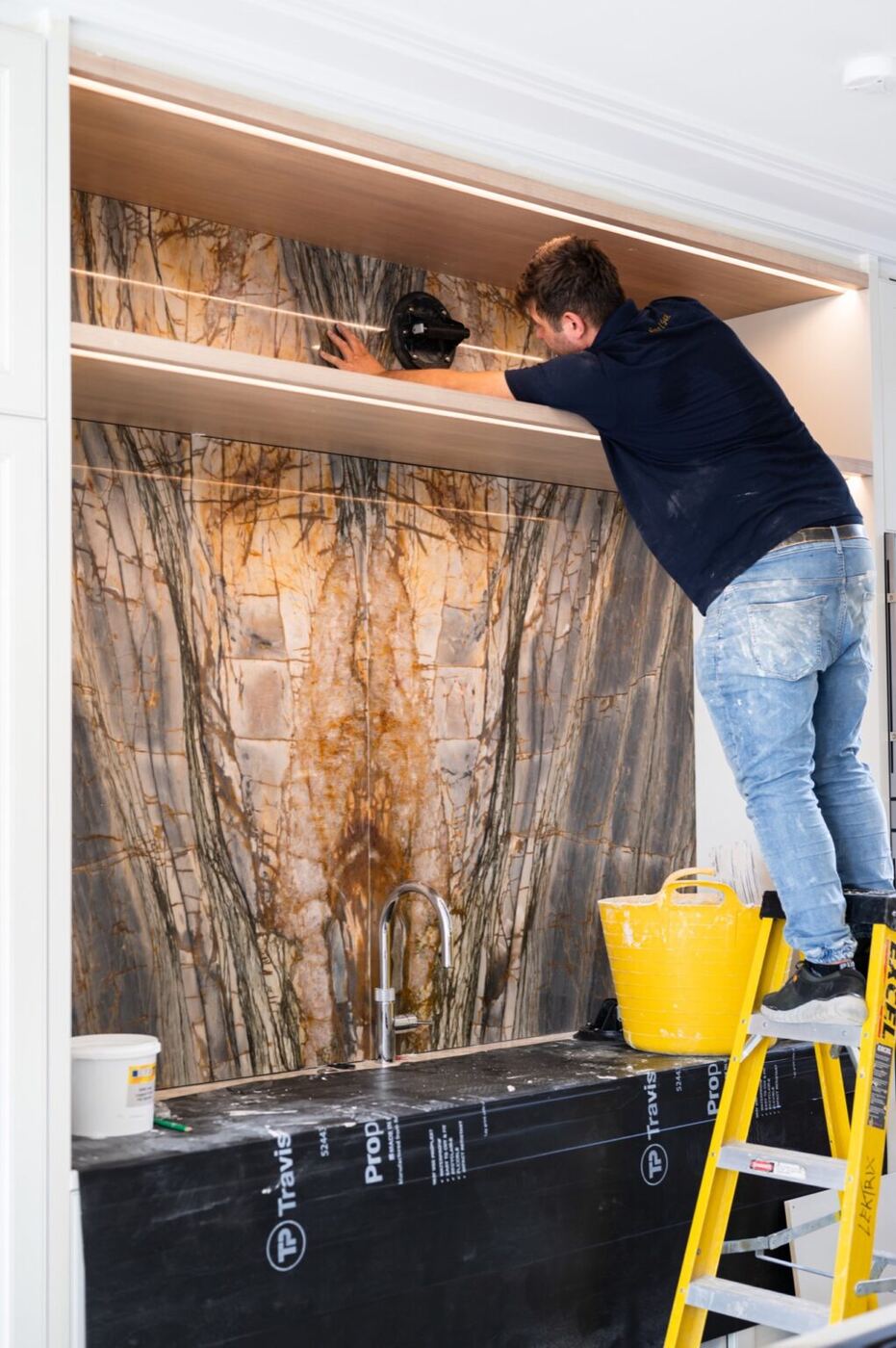 Bookmatching Natural Stone