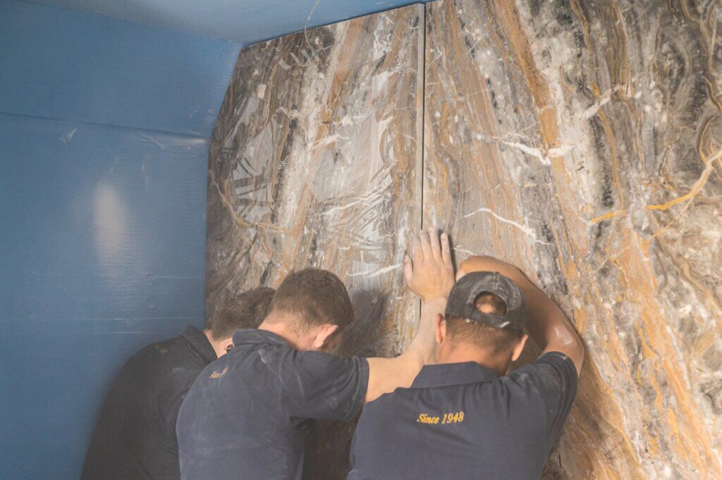 Bookmatching Natural Stone