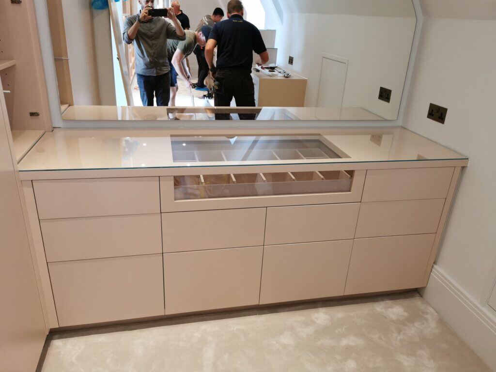 The finished cabinet