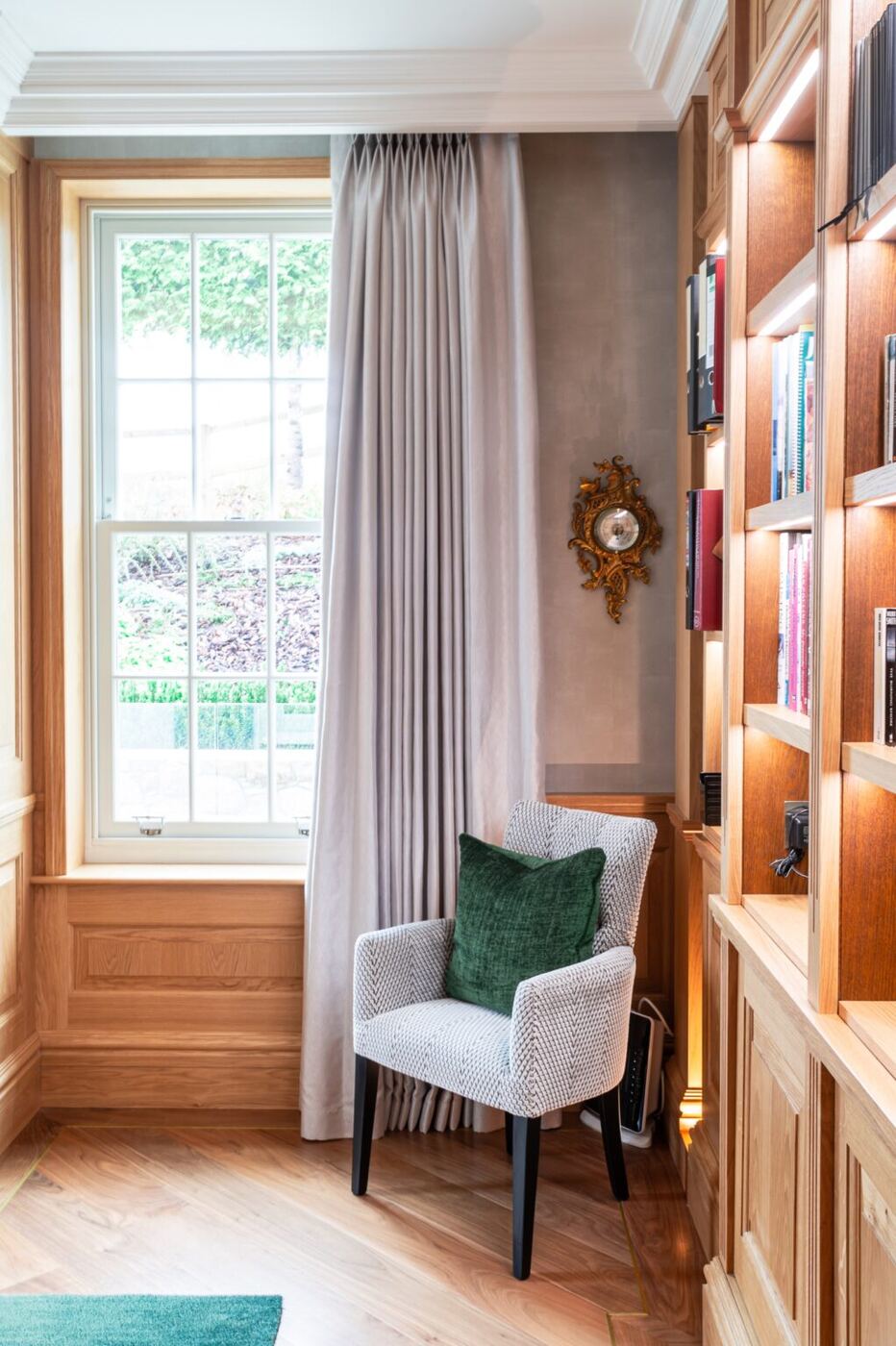 Gentleman's Oak Panelled Study