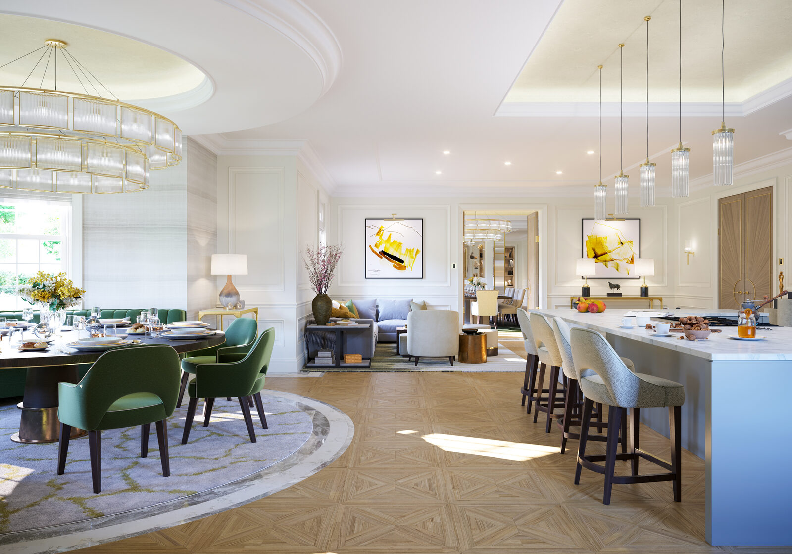 Kitchen and Breakfast Room, Oxshott Residence