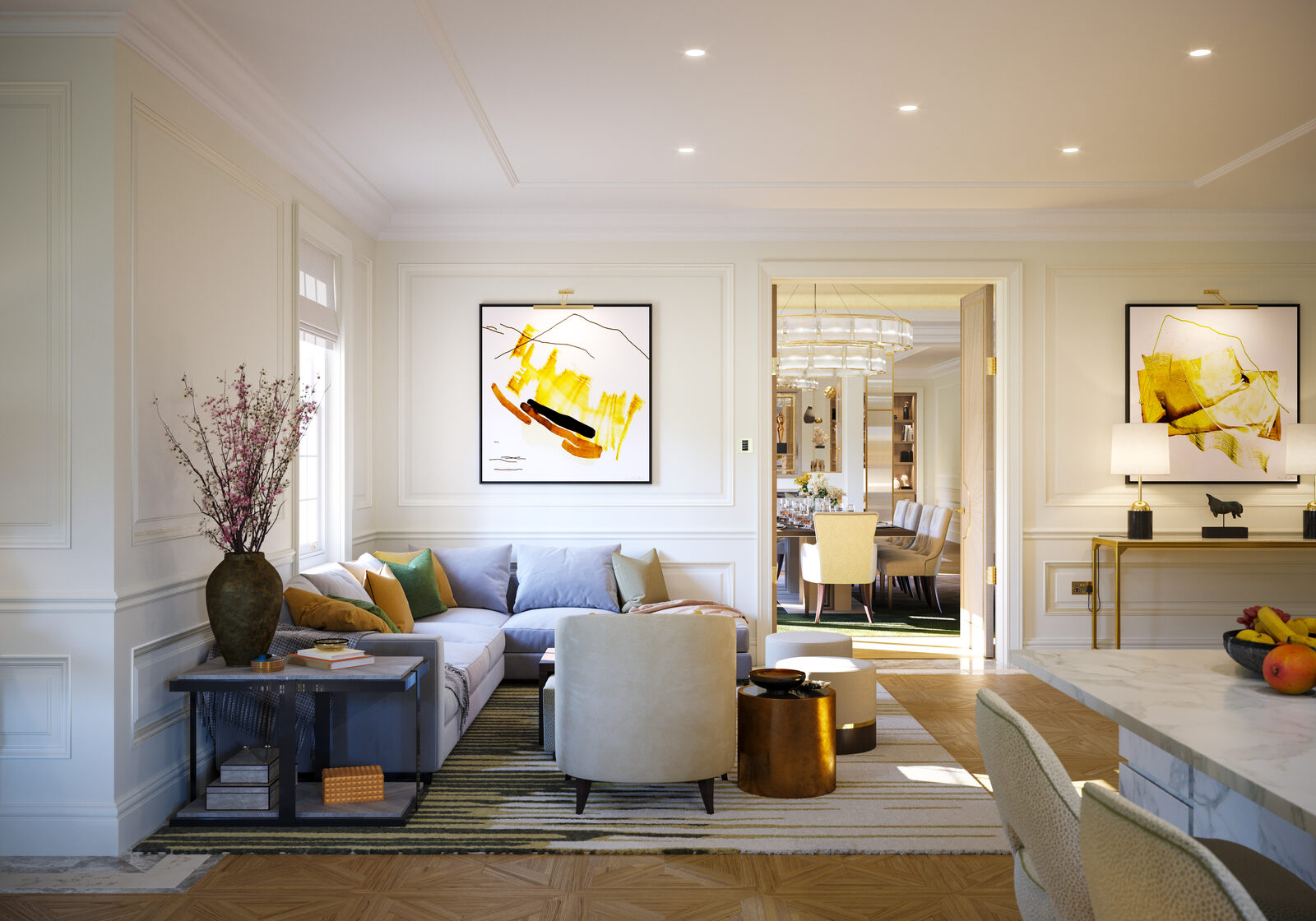 The Family Room, Oxshott Residence