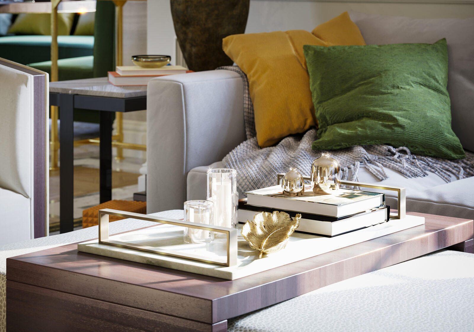 Sofa Vignette, Oxshott Residence