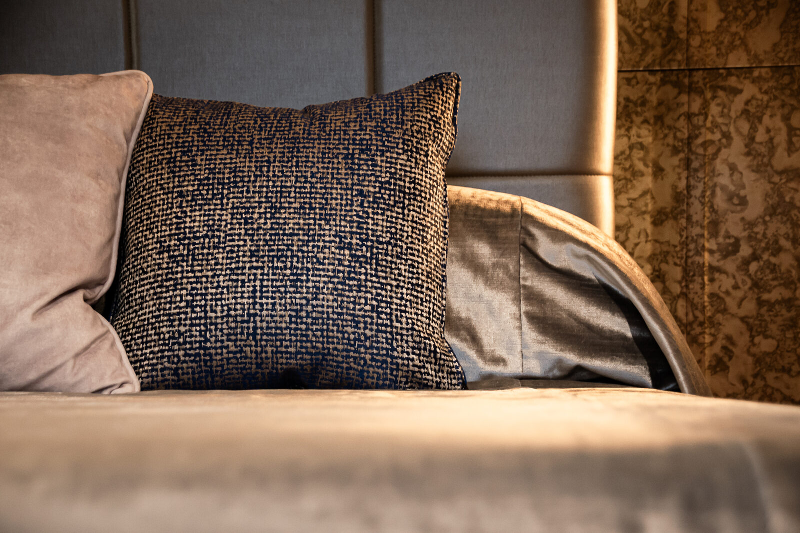 Bedhead Detail, Private Residence, Jersey