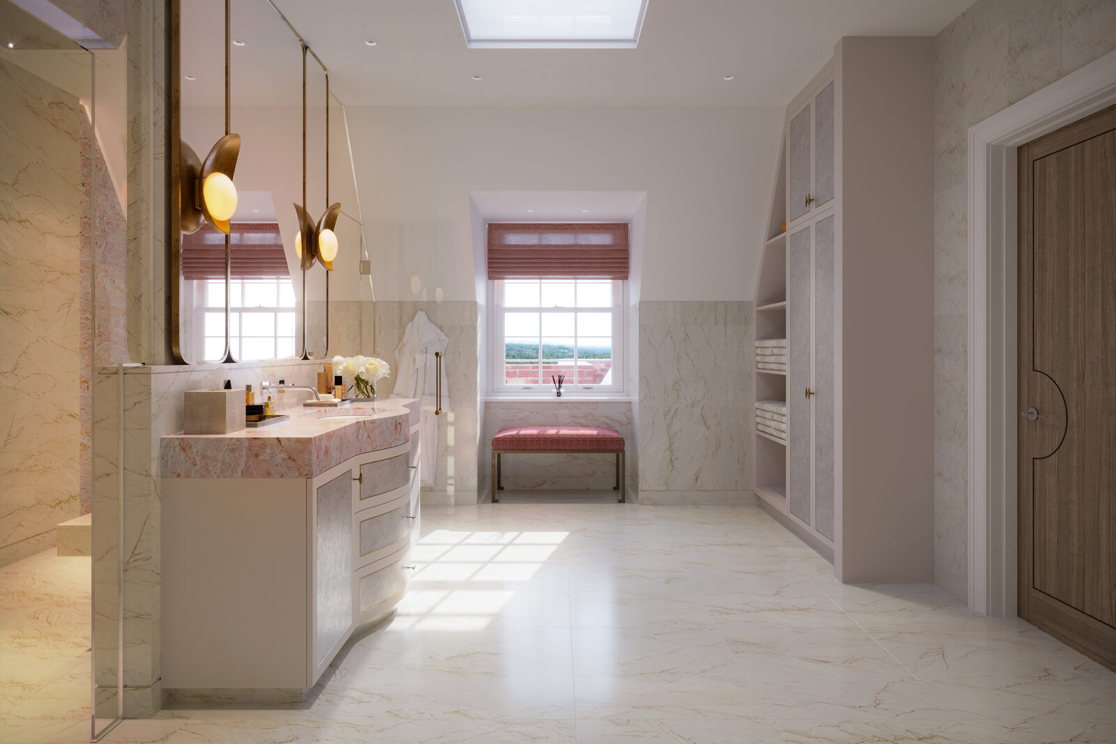 Her Bathroom in Daylight, Private Residence, Surrey