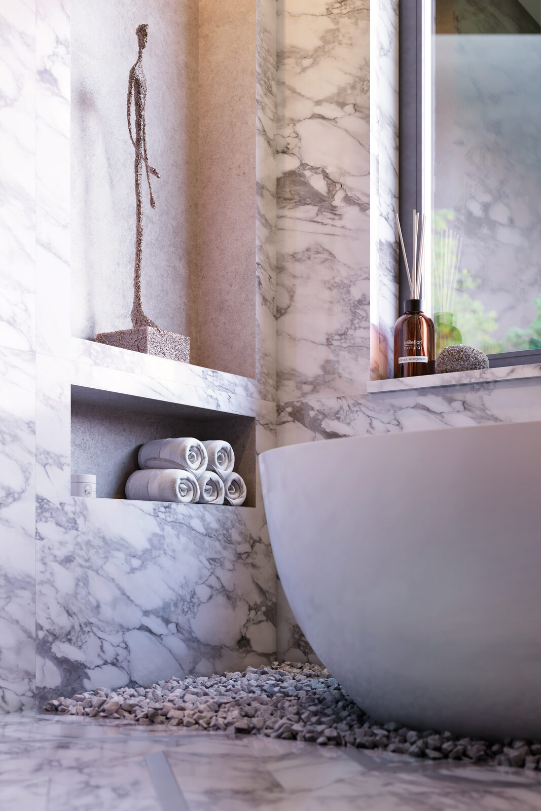 Bath and Marble, Esher Residence