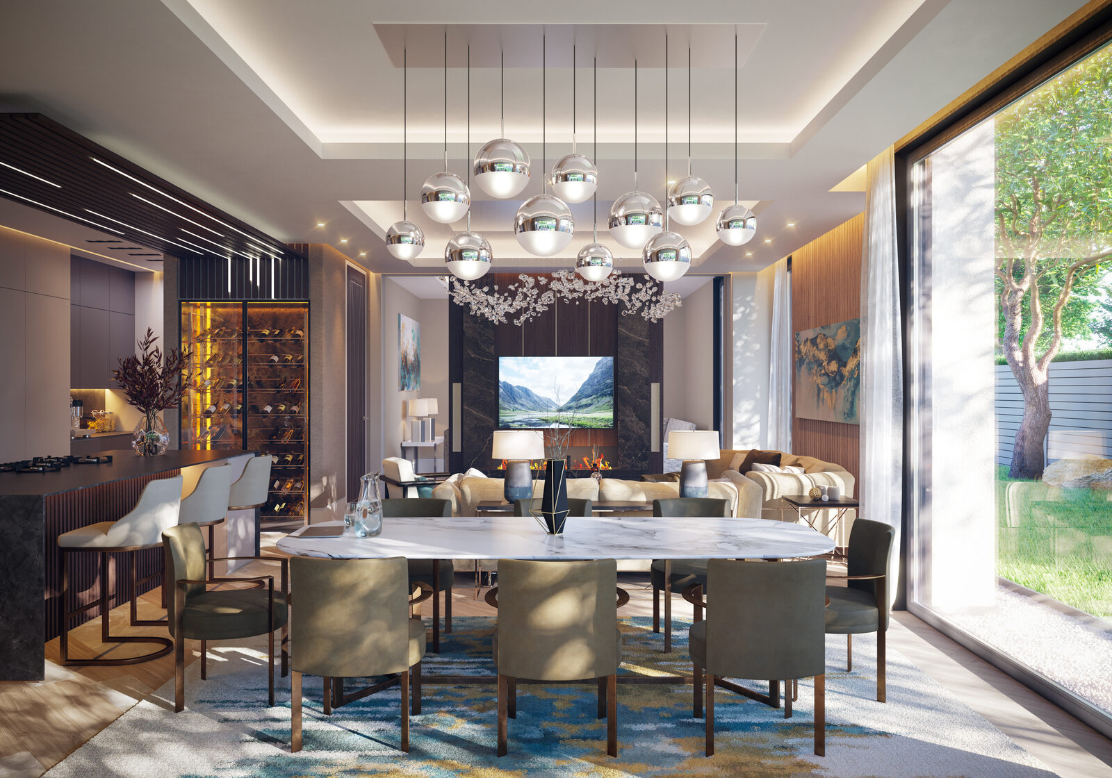The Dining Room, Esher Residence
