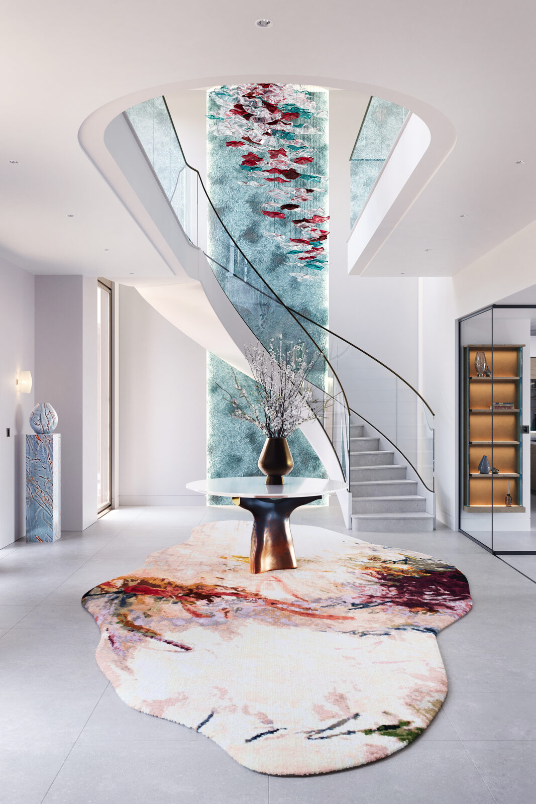 Entrance and Stair, Private Residence, Barbados
