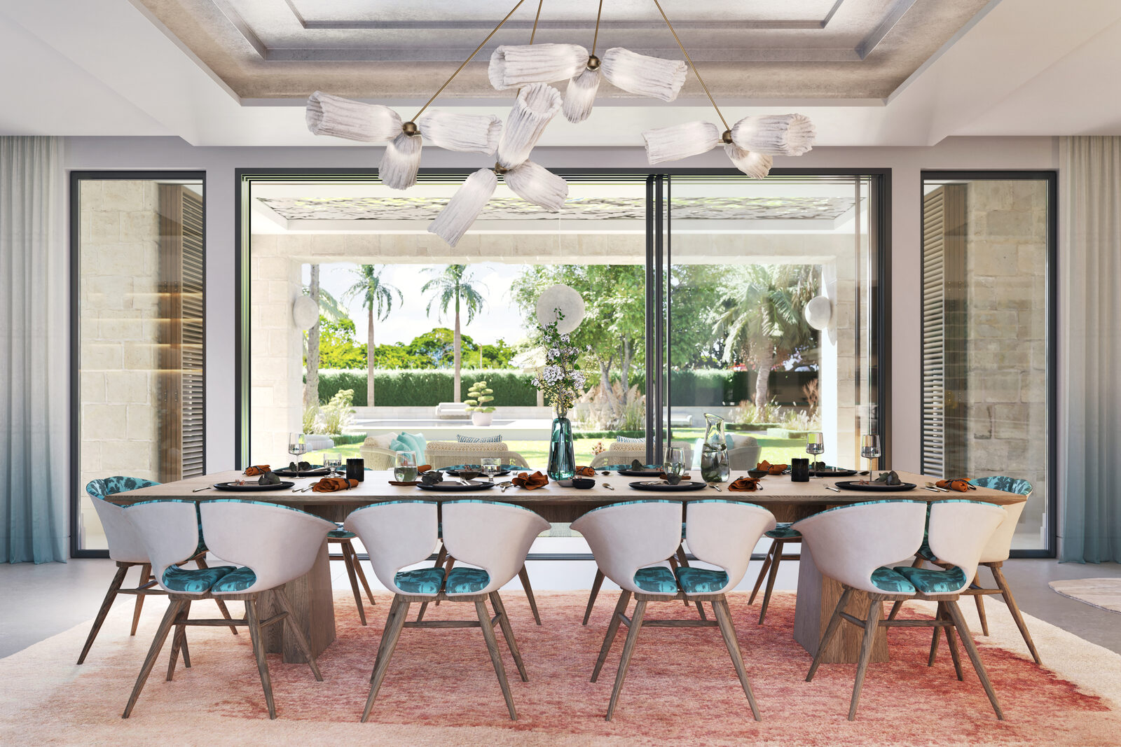 Open Plan Dining, Private Residence, Barbados