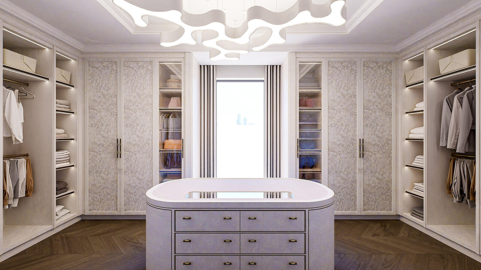 Dressing Room Island, Nad Al Sheba Villa