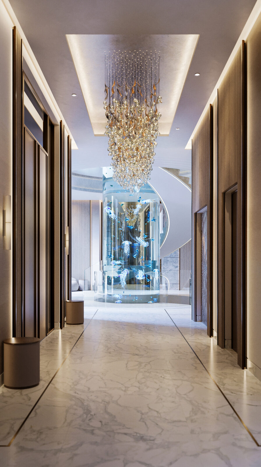 Entrance Hall and Aquarium, No 1 Abu Dhabi