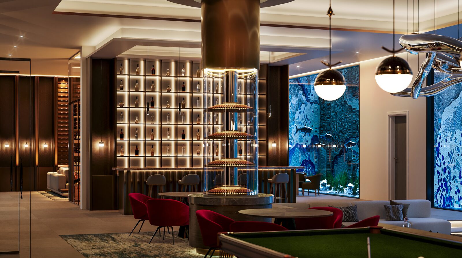 Bar and Aquarium, No 1 Abu Dhabi