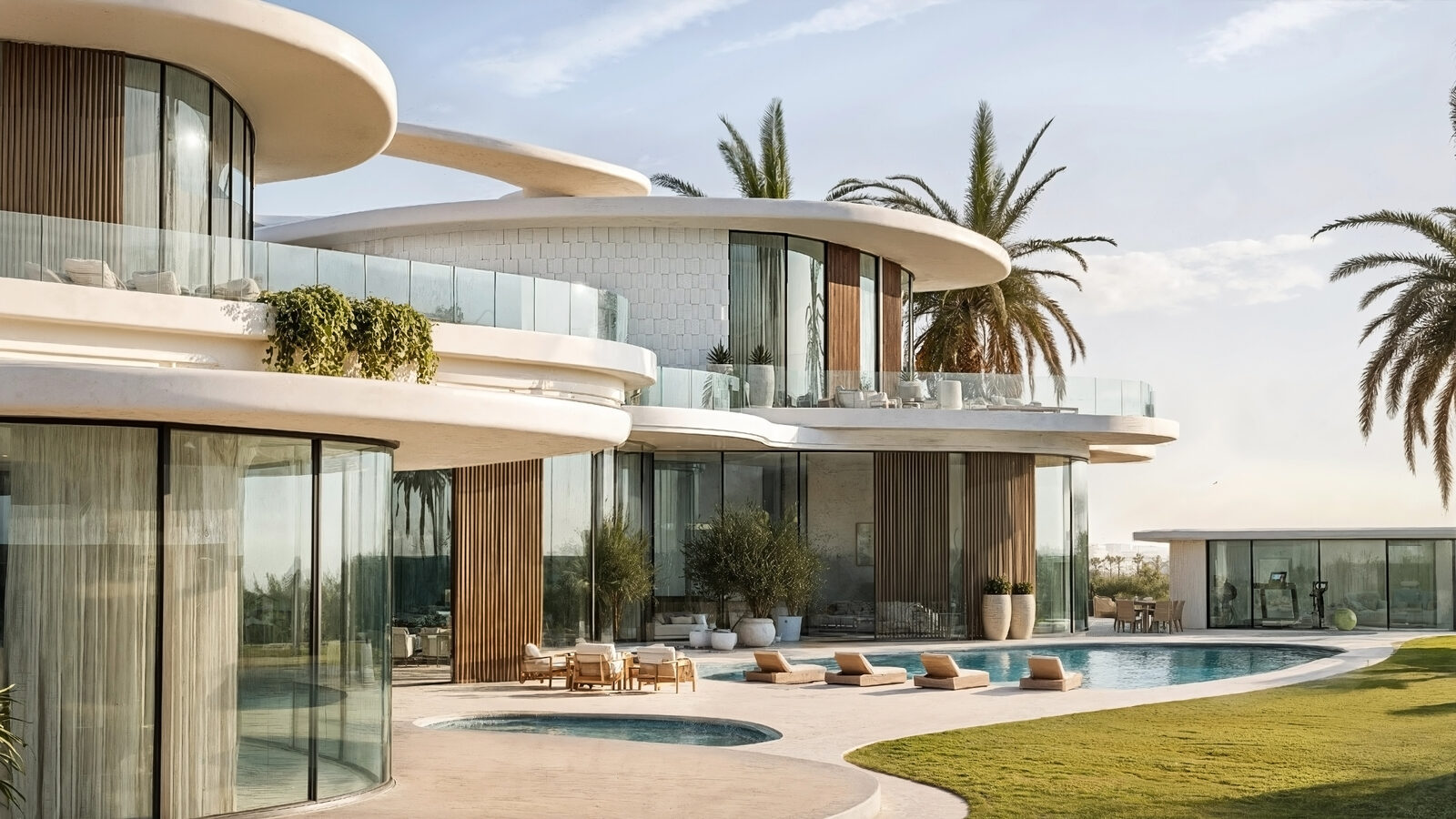 Garden Elevation and Terraces, Tessara Abu Dhabi