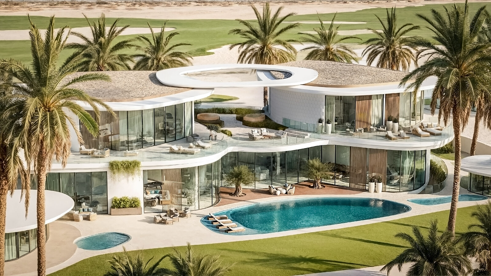 Gardens and Pool, Tessara Abu Dhabi
