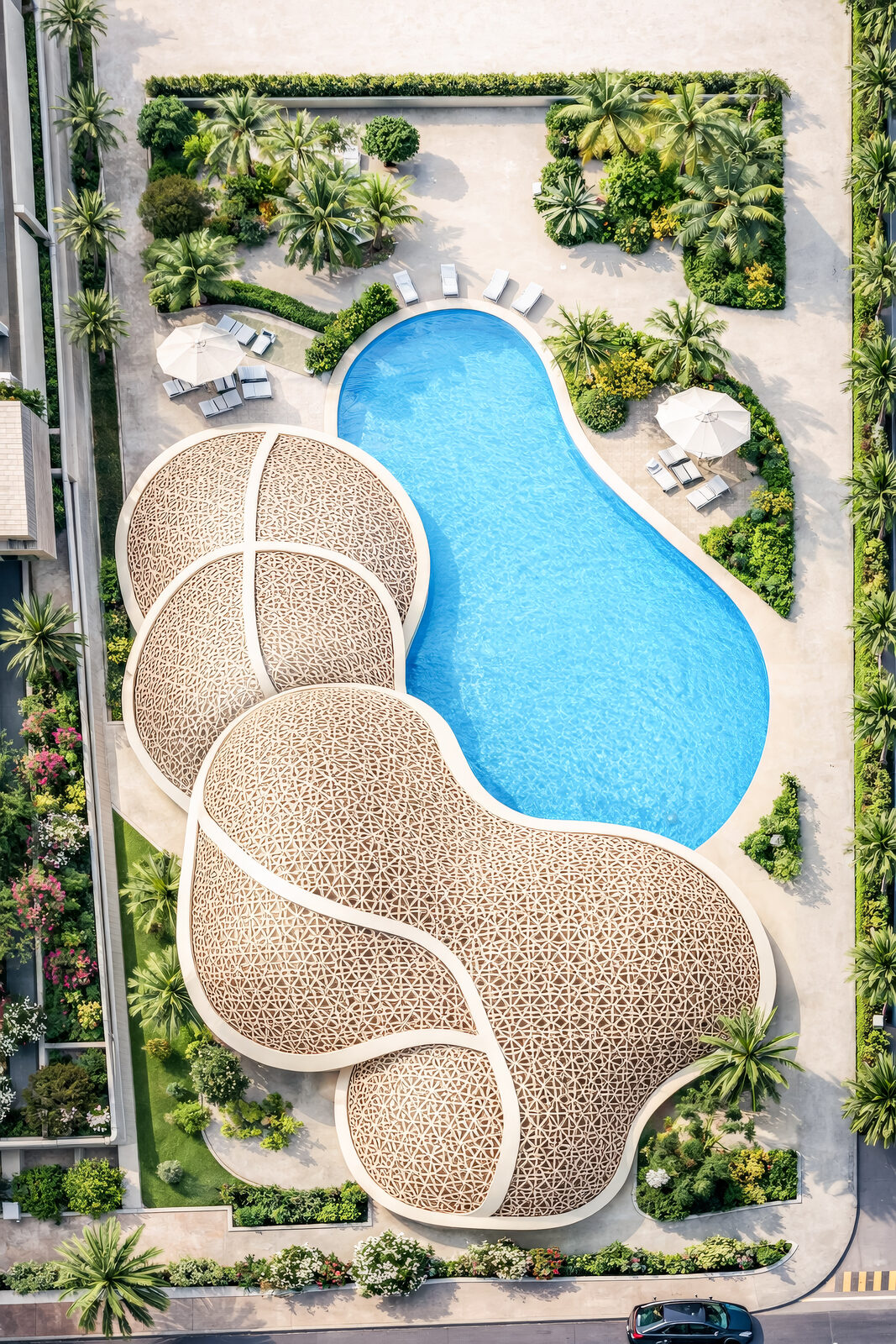 Aerial View, Jumeirah Bay Island